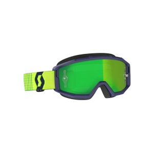Scott Primal motorcykelglasögon (speglade | blå / gul / grön)