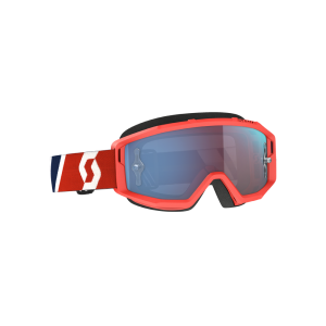 Scott Primal motorcykelglasögon (speglade | röd/blå)