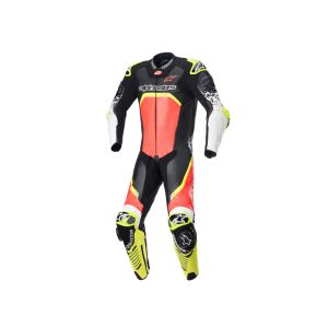 Alpinestars GP Tech V4 läderdräkt för män (svart / röd / gul / vit)