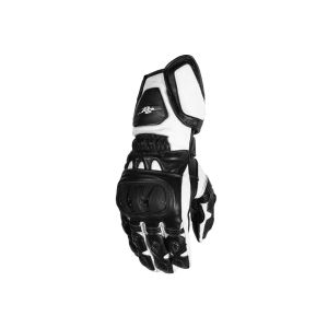 Rusty Stitches Marc motorcykelhandskar (svart/vit)