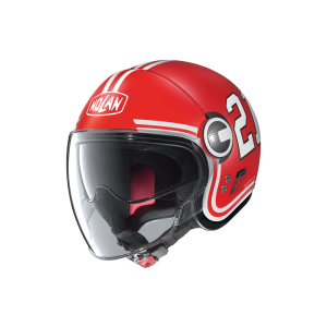 Nolan N21 Visor Quarterback Jet Helmet (röd)