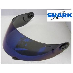 Shark visir för S600 / S650 / S700 / S800 / S900 -C / Ridill / Openline (blå spegel)