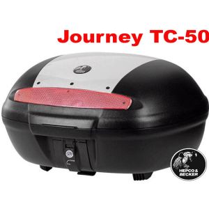Hepco & Becker Journey TC50 Topcase inkl. platta (svart/silver)