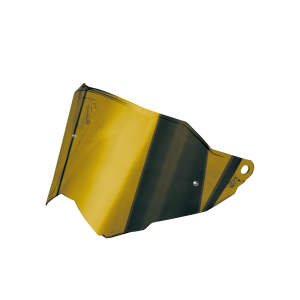 AGV-visir för AX9 (guldspegel)