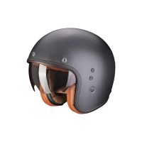 Scorpion Belfast Carbon Evo Solid Enduro Helmet (matt svart / kol)