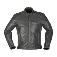Modeka Vincent Aged Leather Motorcycle Jacket (svart)